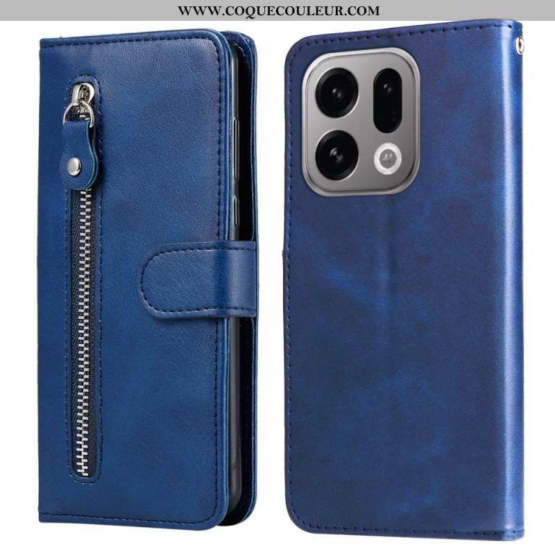 Housse Oppo Find X9 5G Poche Zippée