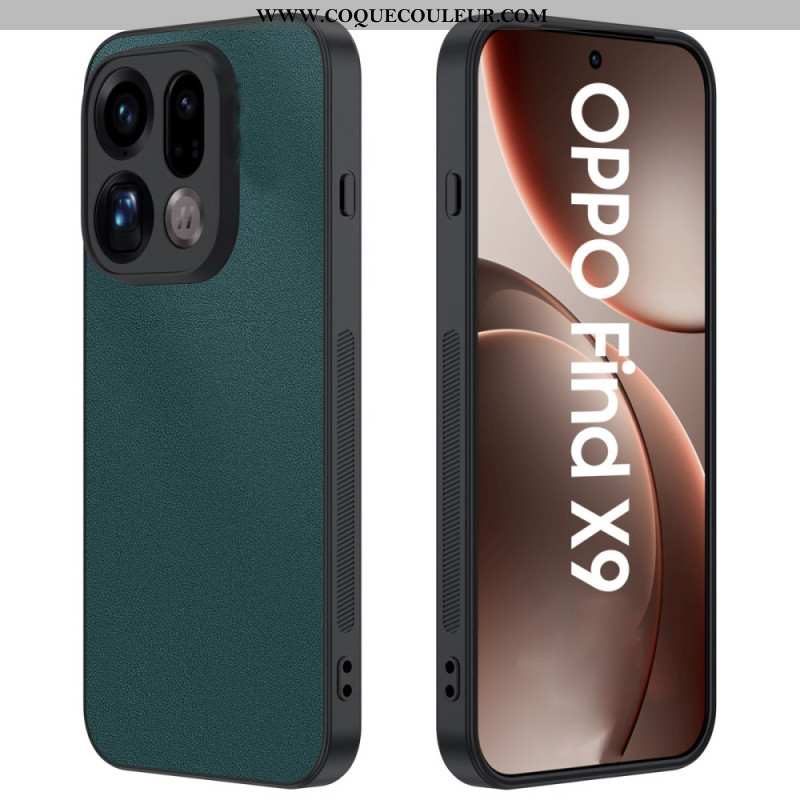 Coque Oppo Find X9 5G Simili Cuir