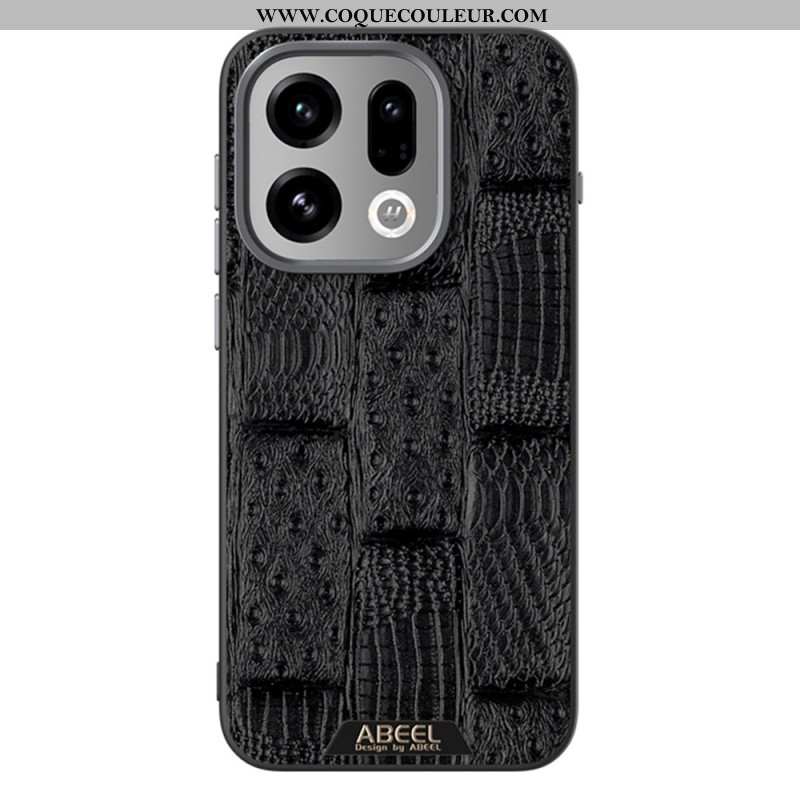Coque Oppo Find X9 5G MagSafe avec Texture Micro-Gaufrée ABEEL