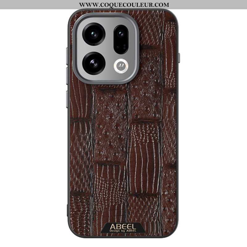 Coque Oppo Find X9 5G MagSafe avec Texture Micro-Gaufrée ABEEL