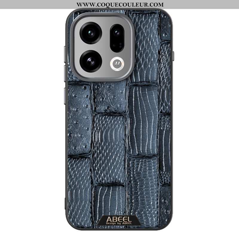 Coque Oppo Find X9 5G MagSafe avec Texture Micro-Gaufrée ABEEL