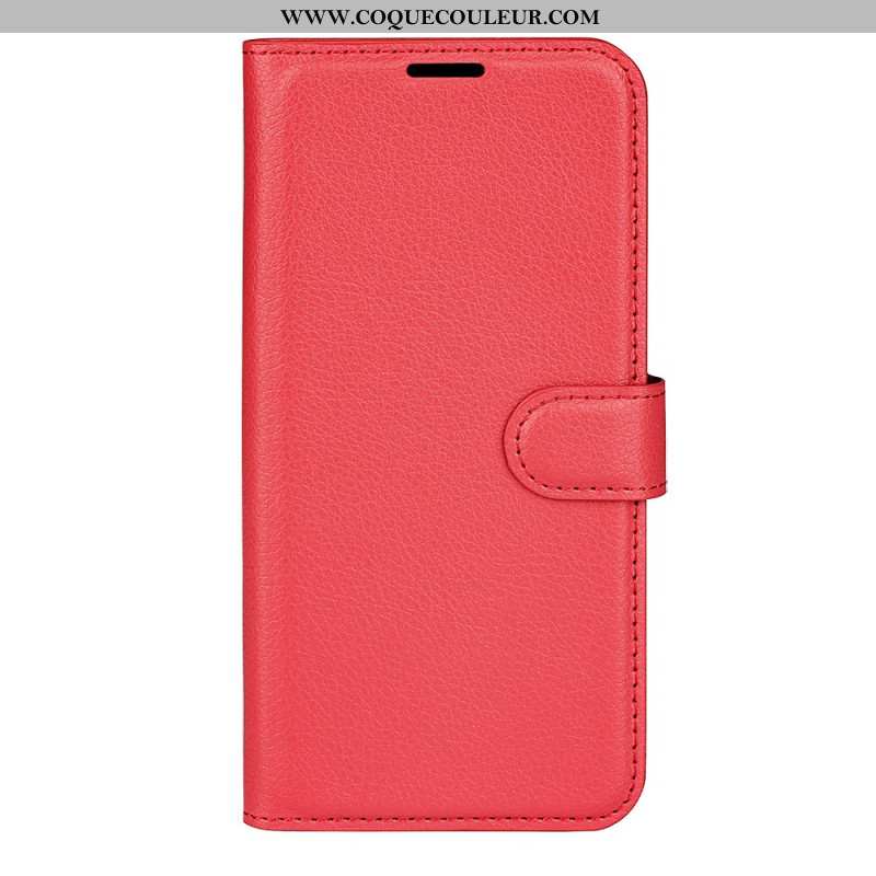 Housse Oppo Find X9 5G Siimili Cuir Litchi