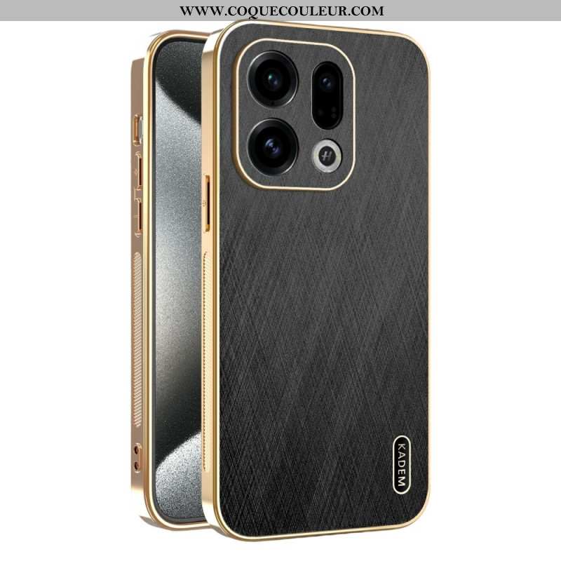 Coque Oppo Find X9 5G Effet Cuir KADEM