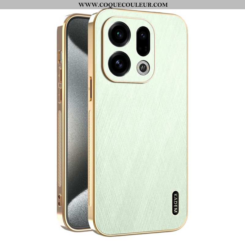 Coque Oppo Find X9 5G Effet Cuir KADEM