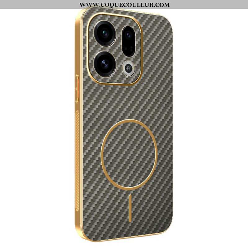 Coque Oppo Find X9 5G Texture Fibre de Carbone