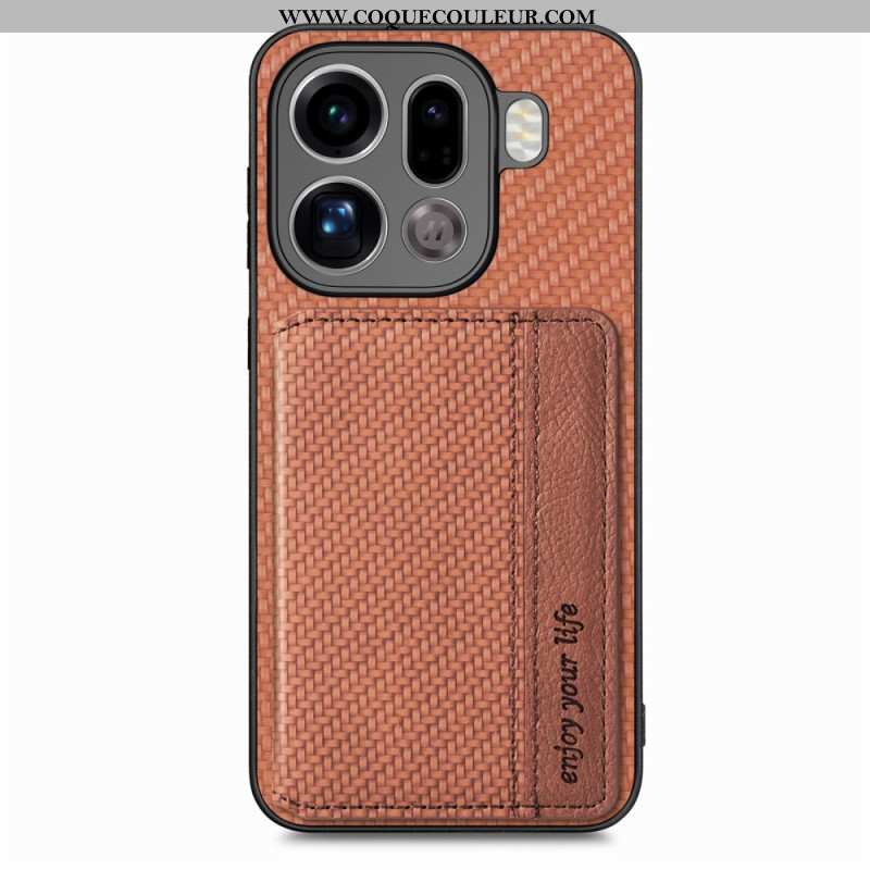 Coque Oppo Find X9 Pro 5G Porte-Cartes et Protection RFID