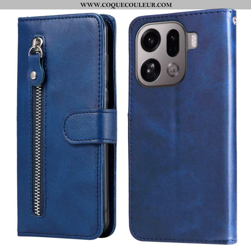 Housse Oppo Find X9 Pro 5G Poche Zippée