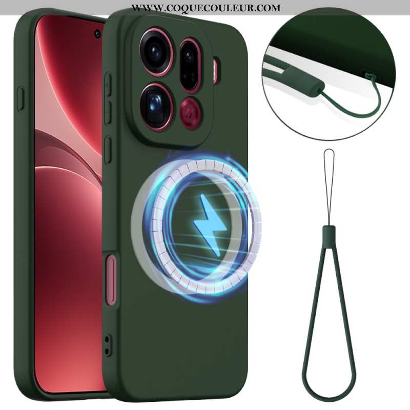 Coque Oppo Find X9 Pro 5G MagSafe Silicone Liquide