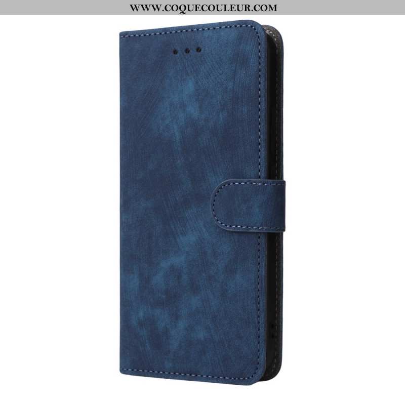 Housse Oppo Reno 13 5G Effet Daim Protection RFID à Lanière