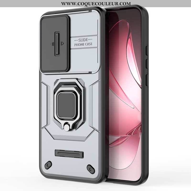 Coque Oppo Reno13 Pro 5G Ring Résistante avec Couvre-Objectif