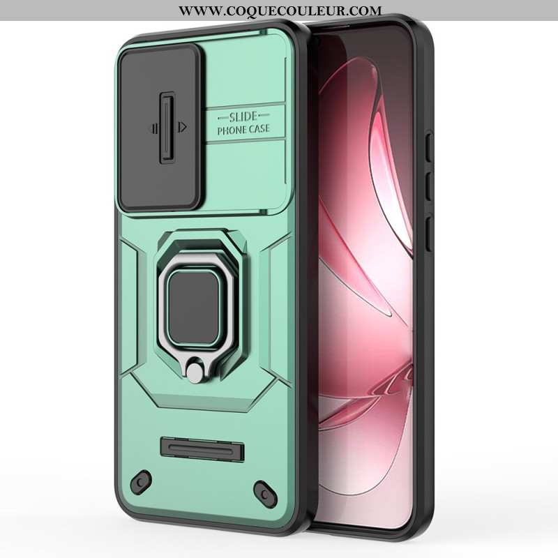 Coque Oppo Reno13 Pro 5G Ring Résistante avec Couvre-Objectif