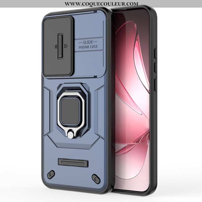 Coque Oppo Reno13 Pro 5G Ring Résistante avec Couvre-Objectif