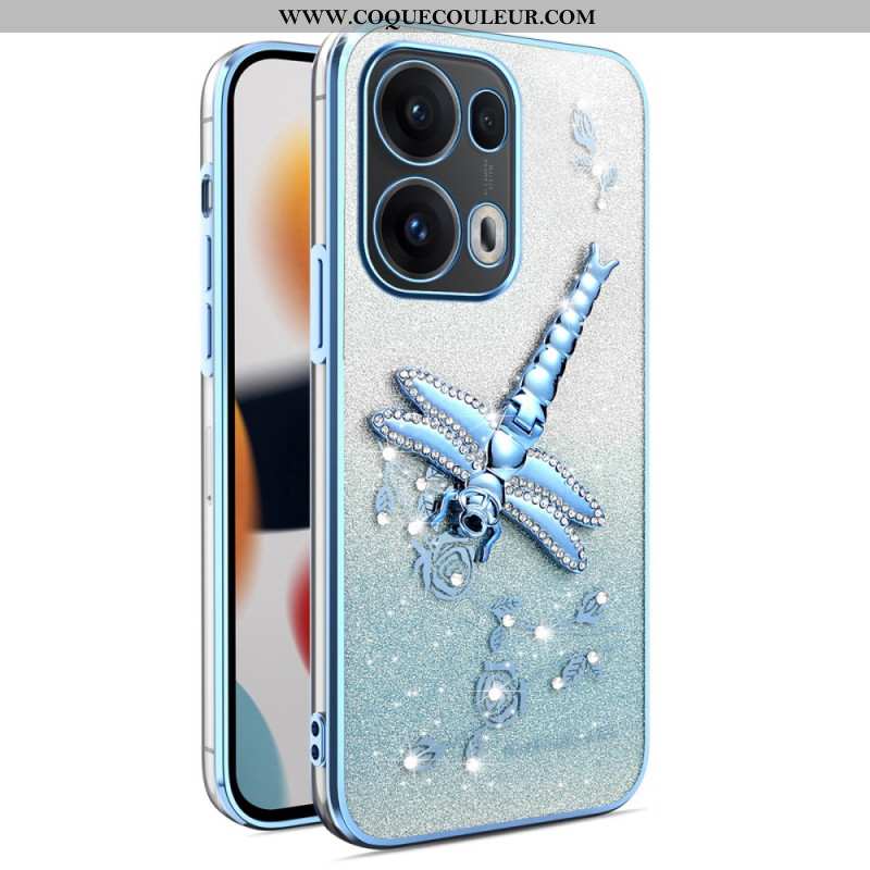 Coque Oppo Reno1 3 Pro 5G Support Libellule KADEM