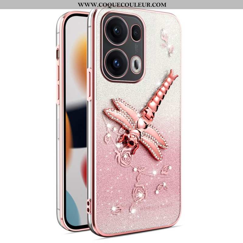 Coque Oppo Reno1 3 Pro 5G Support Libellule KADEM