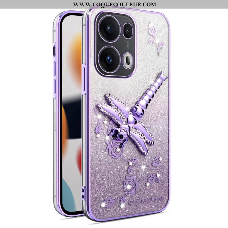 Coque Oppo Reno1 3 Pro 5G Support Libellule KADEM