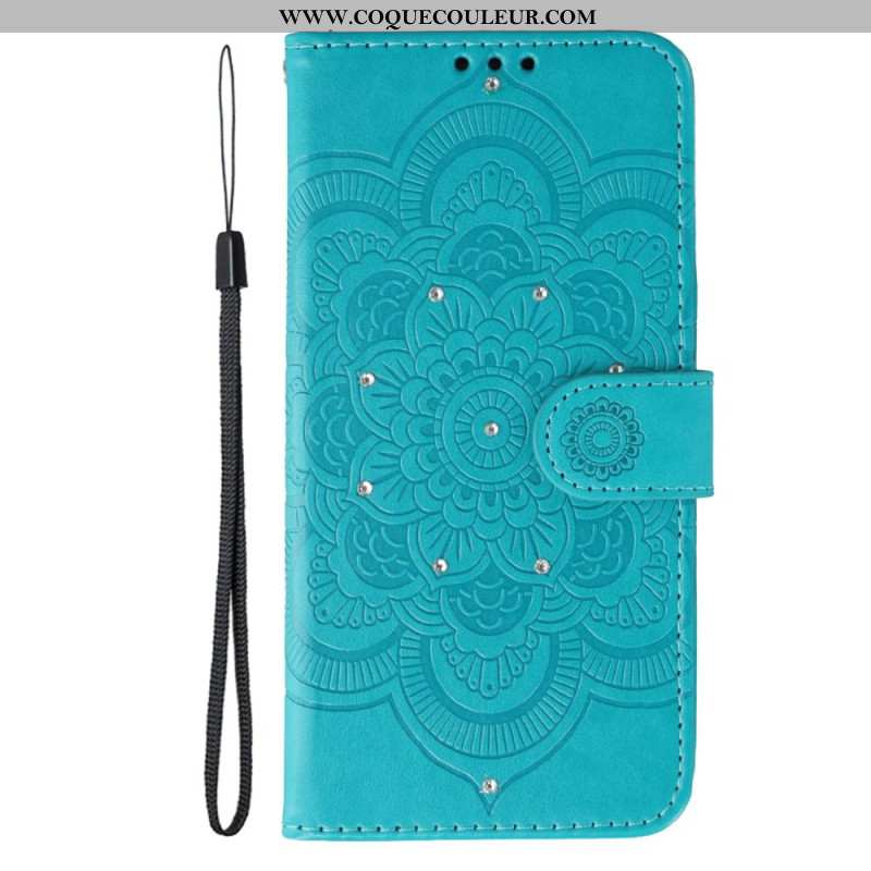 Housse Oppo Reno 14 5G Mandala et Strass