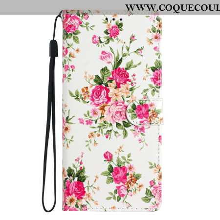 Housse Oppo Reno 14 5G Fleurs Rouges