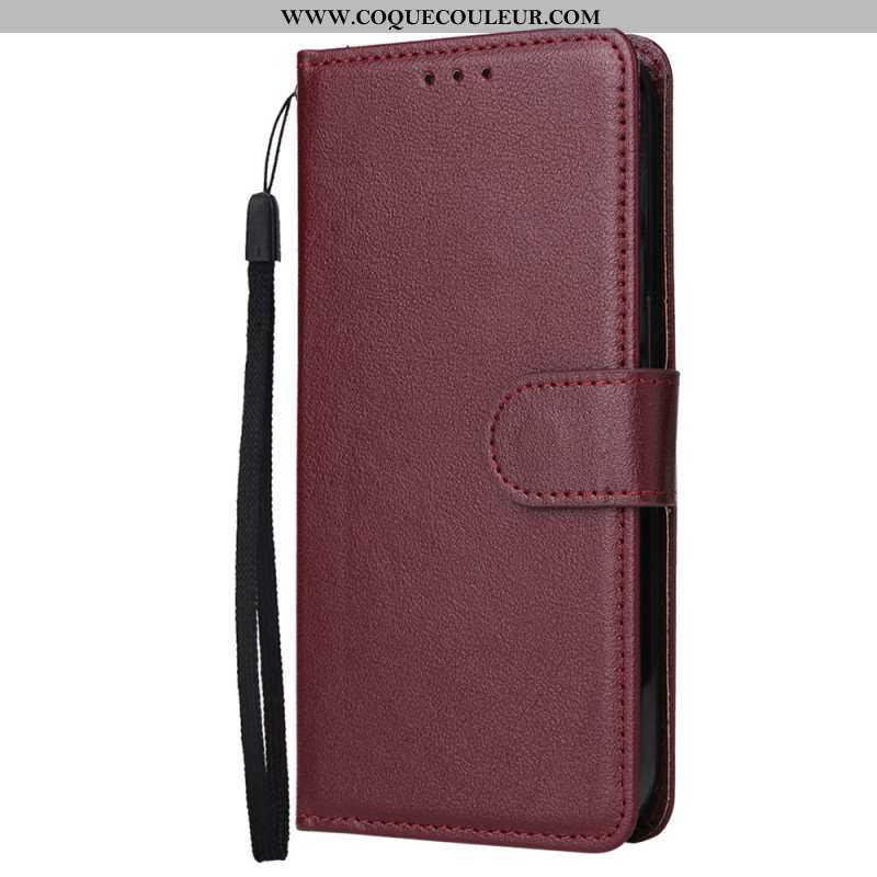 Housse Oppo Reno 14 5G Style Cuir Classique