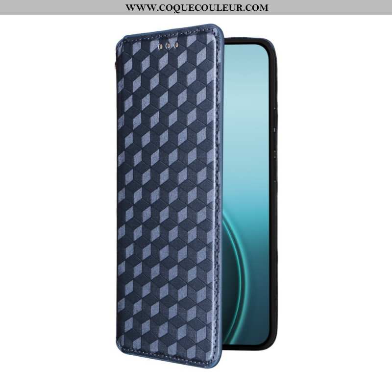 Flip Cover Oppo Reno 14 Pro 5G Motif Brillant Losanges