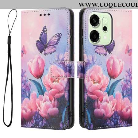 Housse Oppo Reno 14 Pro 5G Florale