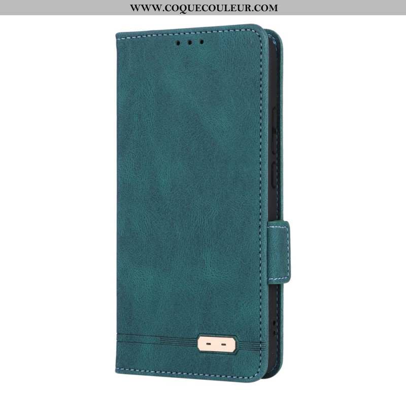 Housse Oppo Reno 14 Pro 5G Effet Daim Vintage