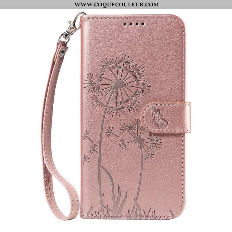 Housse Oppo Reno 14 5G / 14F 5G Pissenlits à Lanière