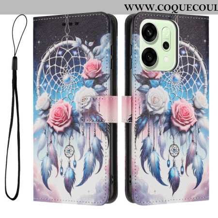 Housse Oppo Reno 14 5G / 14F 5G Attrape-Rêves Floral