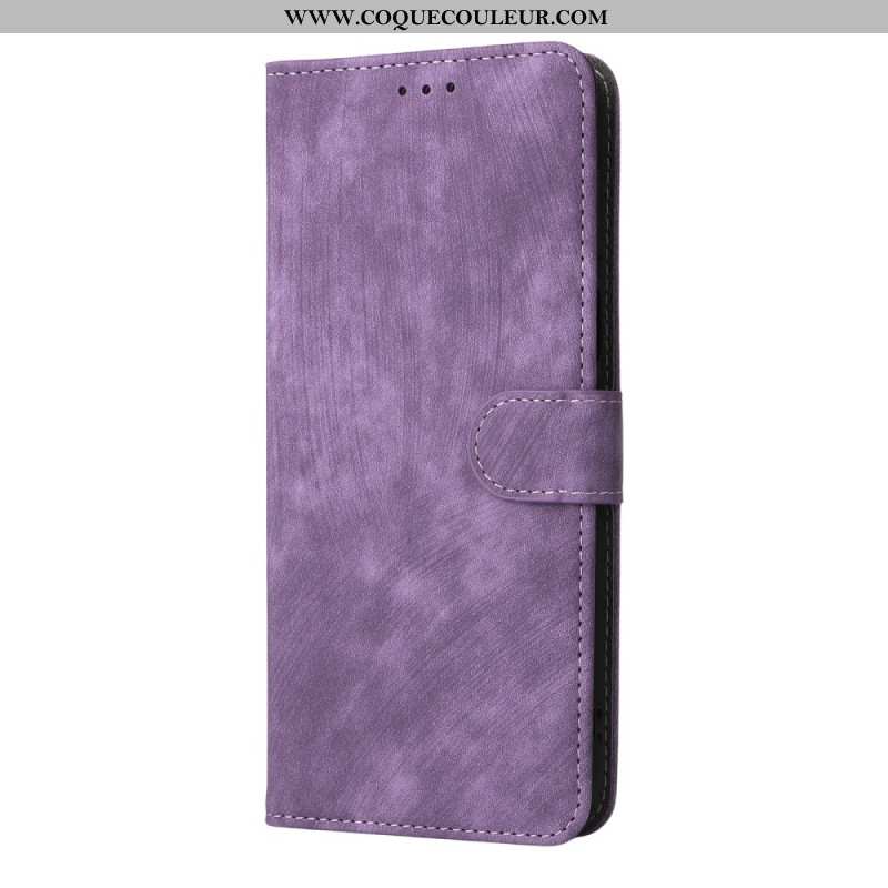 Housse Oppo Reno 14 F 5G Protection RFID Effet Daim à Lanière