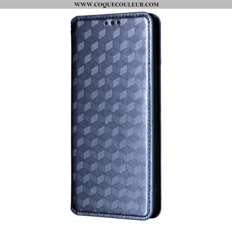 Flip Cover Oppo Reno 14 F 5G Motif Losanges