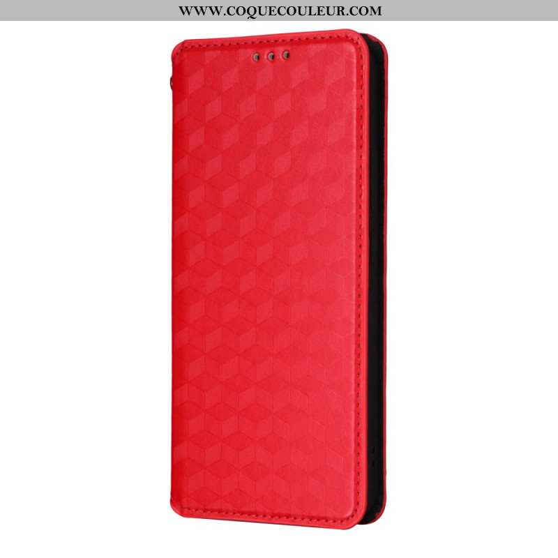 Flip Cover Oppo Reno 14 F 5G Motif Losanges