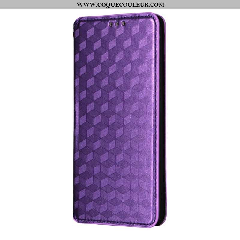 Flip Cover Oppo Reno 14 F 5G Motif Losanges