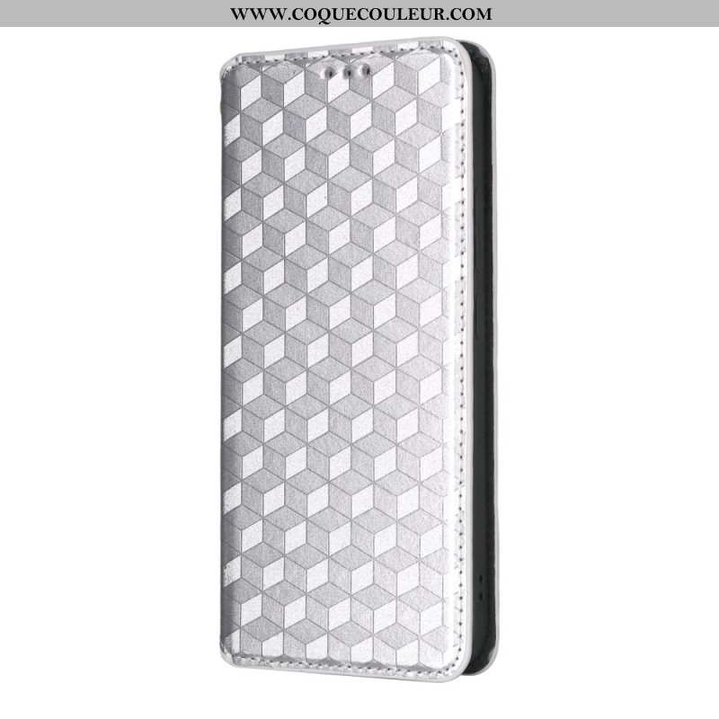 Flip Cover Oppo Reno 14 F 5G Motif Losanges