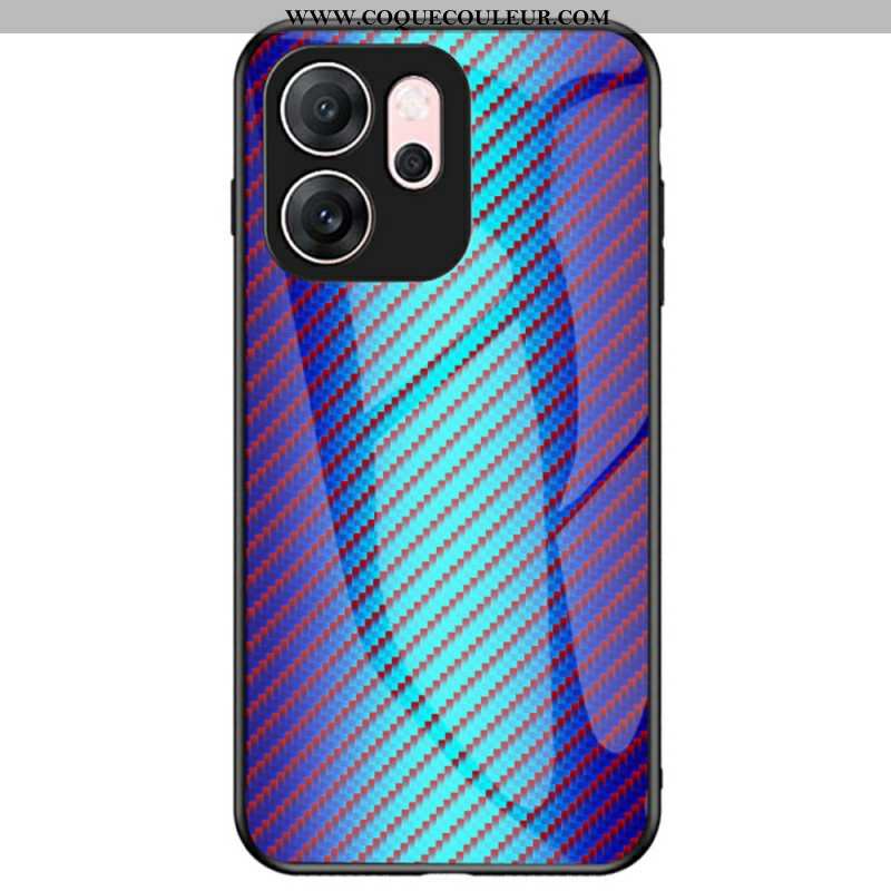 Coque Oppo Reno 14 F 5G Verre Trempé Fibre Carbone
