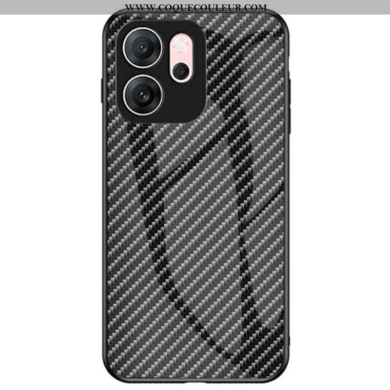 Coque Oppo Reno 14 F 5G Verre Trempé Fibre Carbone