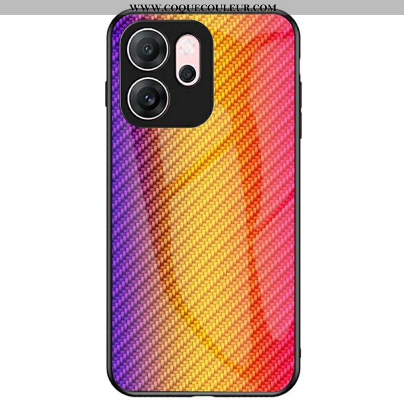 Coque Oppo Reno 14 F 5G Verre Trempé Fibre Carbone