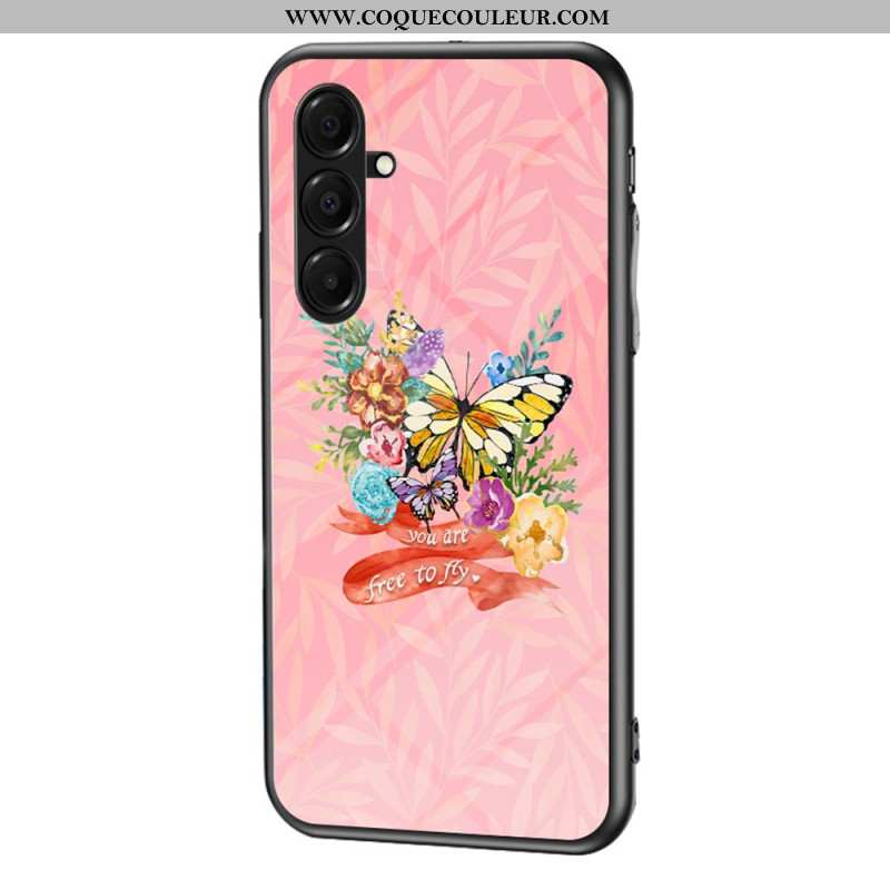 Coque Samsung Galaxy A17 4G / 5G Verre Trempé Papillons