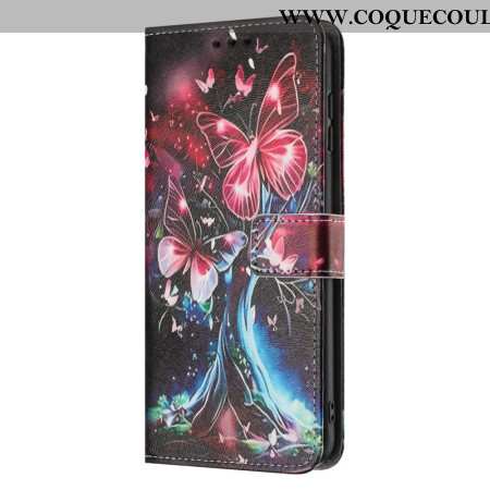 Housse Samsung Galaxy A17 4G / 5G / A26 5G Arbre à papillons