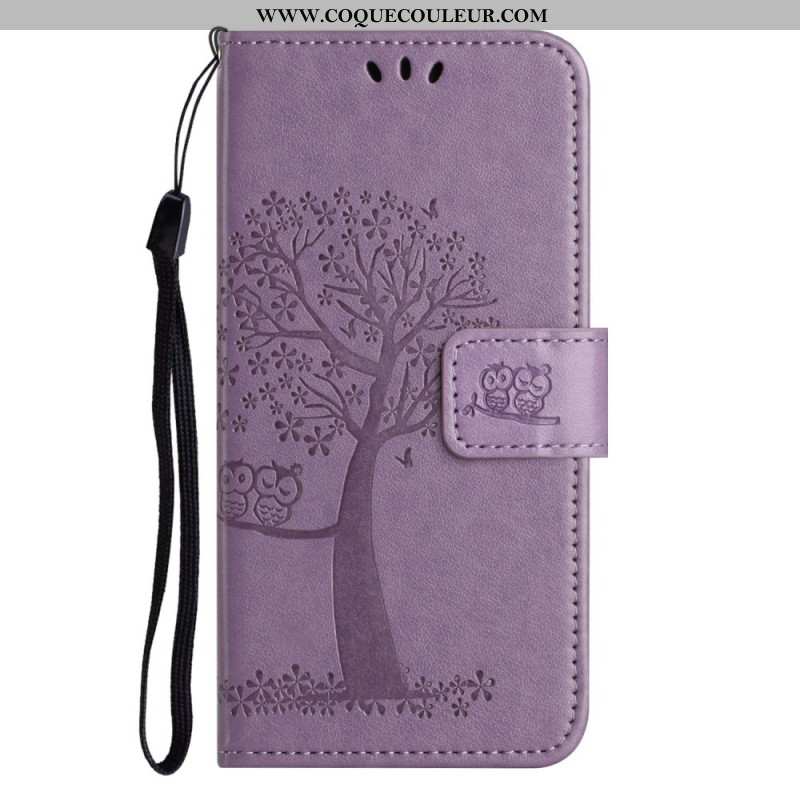 Housse Samsung Galaxy A17 4G / 5G / A26 5G Arbre et Hiboux