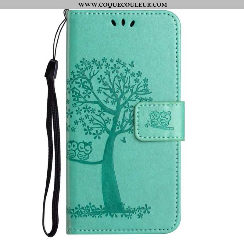 Housse Samsung Galaxy A17 4G / 5G / A26 5G Arbre et Hiboux