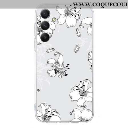 Coque Samsung Galaxy A17 4G / 5G Fleurs Blanches