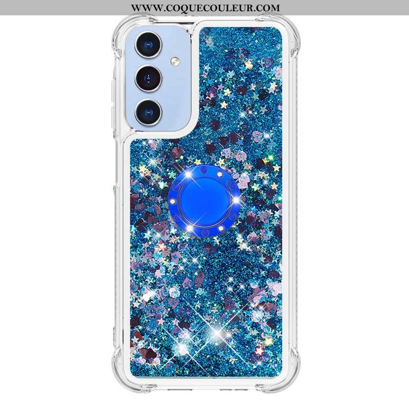 Coque Samsung Galaxy A17 4G / 5G Anneau-Support Paillettes
