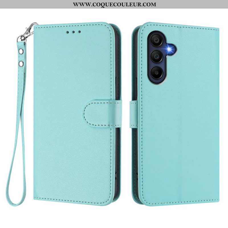 Housse Samsung Galaxy A17 4G / 5G Design Simple à Lanière