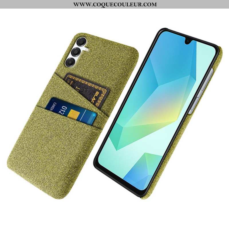 Coque Samsung Galaxy A17 4G / 5G Porte-Cartes Tissu