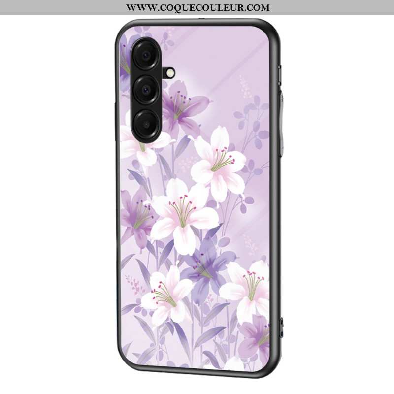 Coque Samsung Galaxy A17 4G / 5G Verre Trempé Fleurs