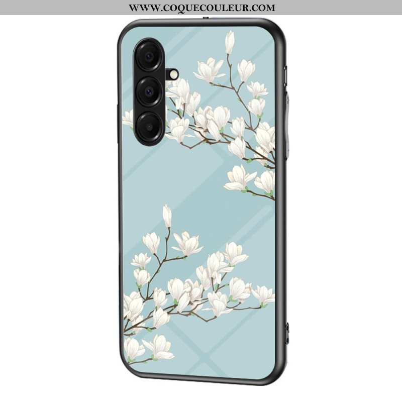 Coque Samsung Galaxy A17 4G / 5G Verre Trempé Fleurs