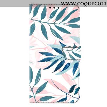 Housse Samsung Galaxy A17 4G / 5G Feuilles Aquarelle