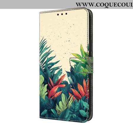 Housse amsung Galaxy A17 4G / 5G Feuilles