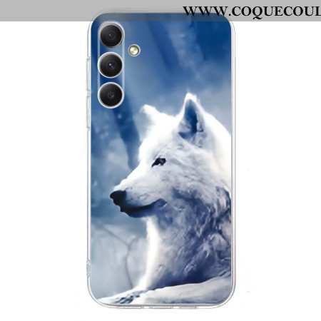 Coque Samsung Galaxy A17 4G / 5G Loup Blanc