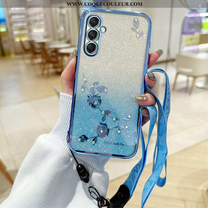 Coque Samsung Galaxy A17 4G / 5G Strass à Lanières KADEM