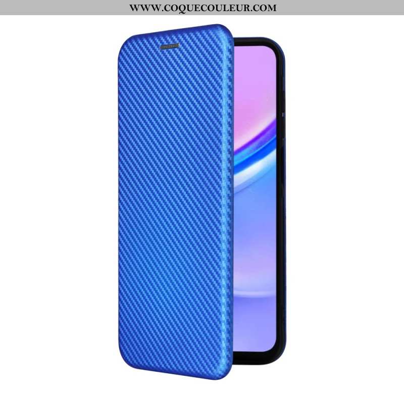 Flip Cover Samsung Galaxy A17 4G / 5G Fibre Carbone
